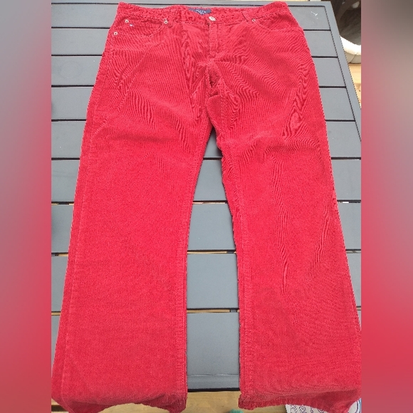 Tommy Hilfiger Other - *Host Pick* NWT Tommy Hilfiger Red Rebel Slim Corduroy Pants, Size 36/30